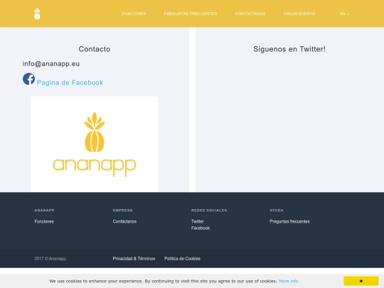 Ananap/Contacto screenshot