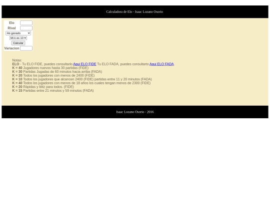 Calculadora_elo screenshot