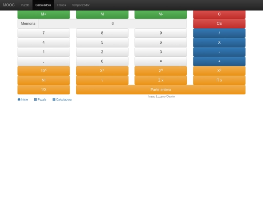 calculadora screenshot