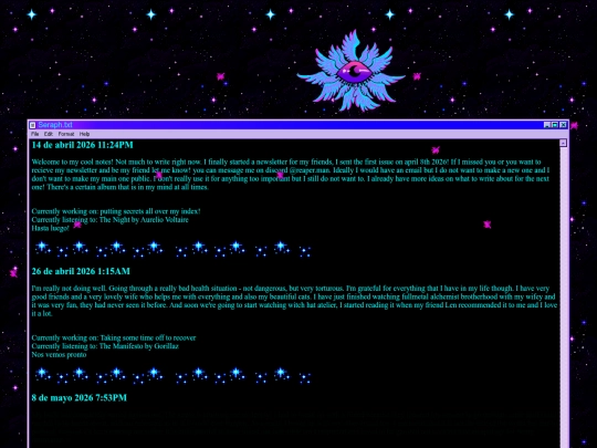 notepad screenshot