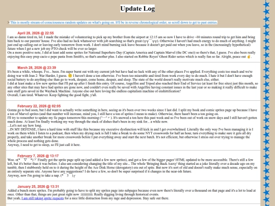 log screenshot