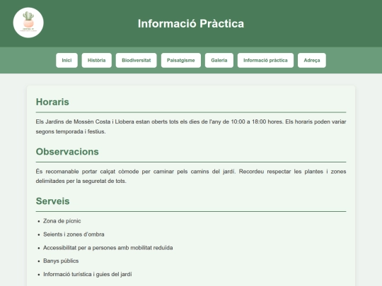 info screenshot