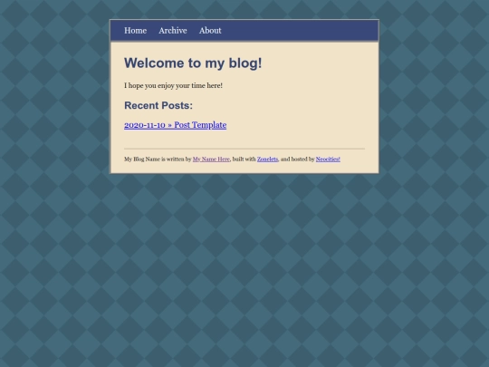blog screenshot
