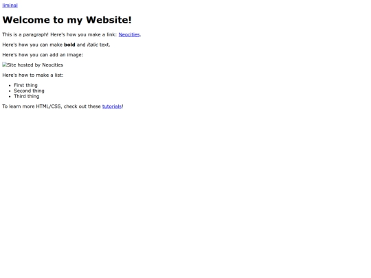 index screenshot