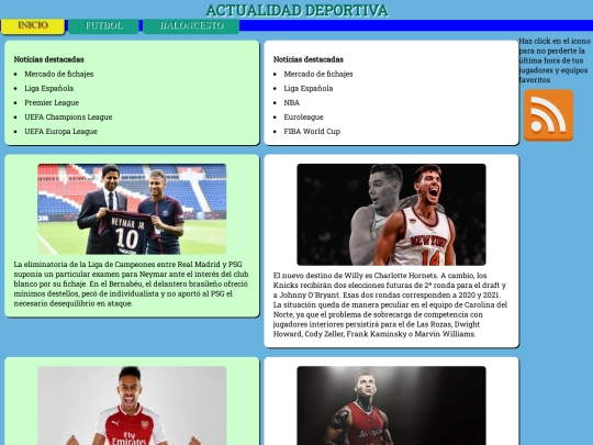 index screenshot