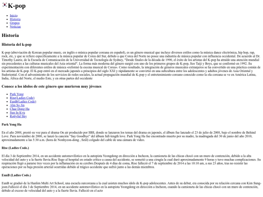 Historia screenshot