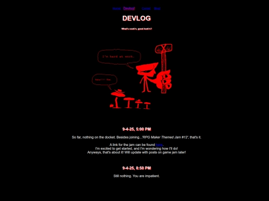 Devlog screenshot