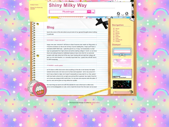 blog screenshot