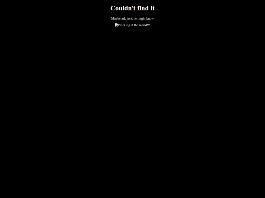 not_found screenshot