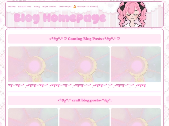 bloghome screenshot
