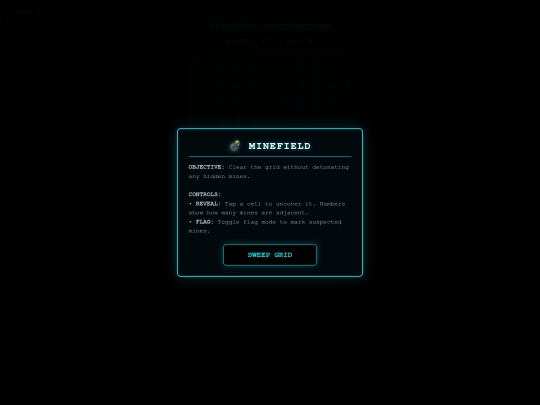minefield screenshot