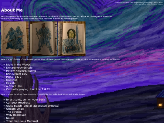 aboutme screenshot