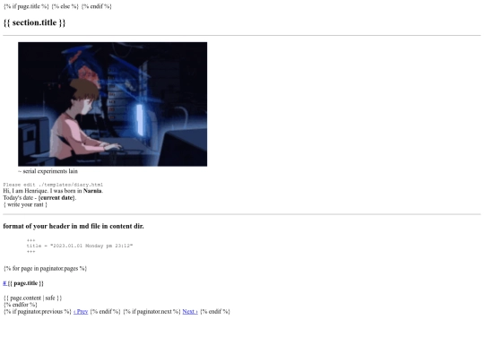 ZOLA/diary screenshot