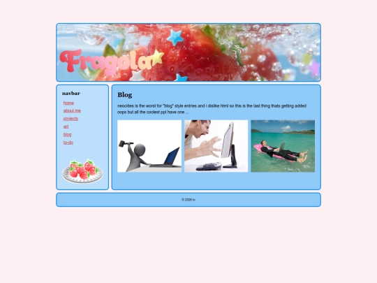 pages/blog screenshot