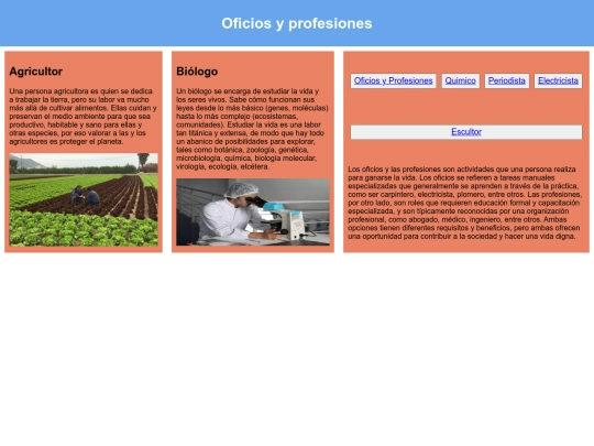 Complex-Flexbox/oficios y profesiones screenshot