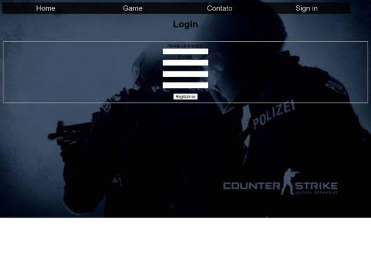 login screenshot