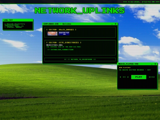links screenshot
