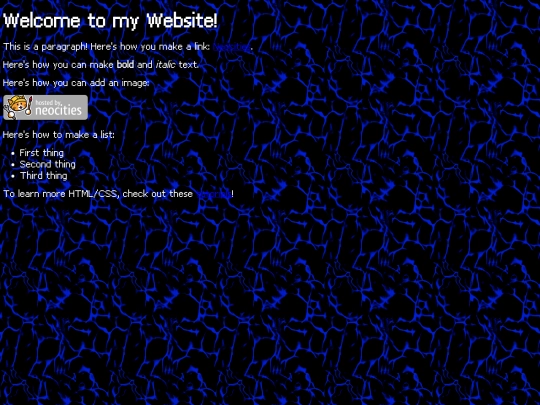 test screenshot