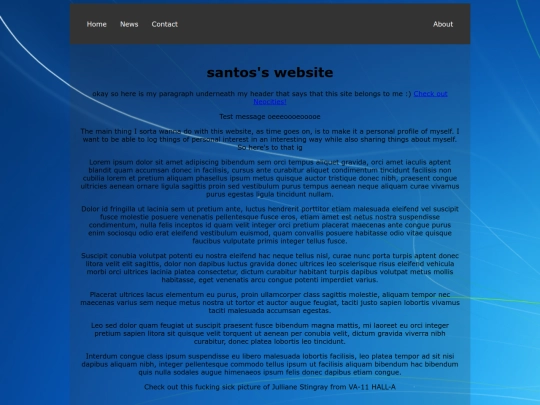 testPage screenshot