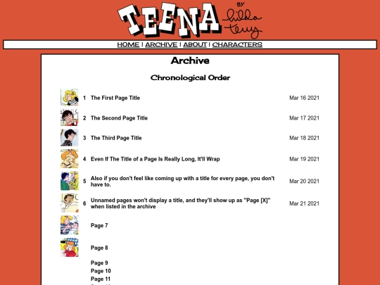 archive screenshot