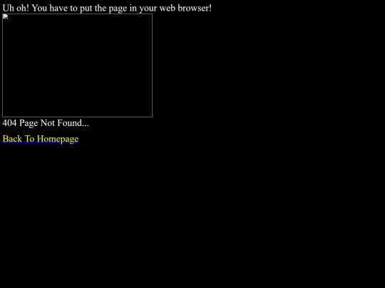 not_found screenshot