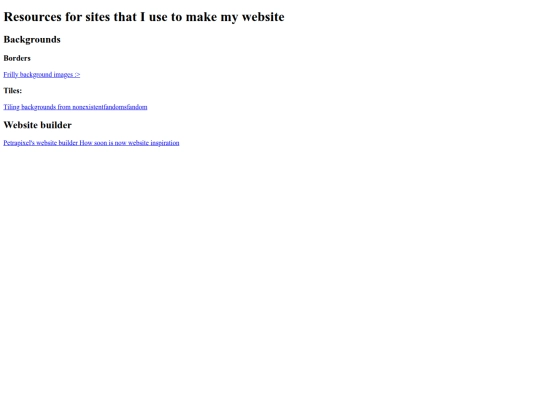 resources screenshot