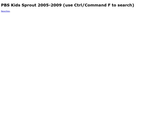 pbskidsprout screenshot