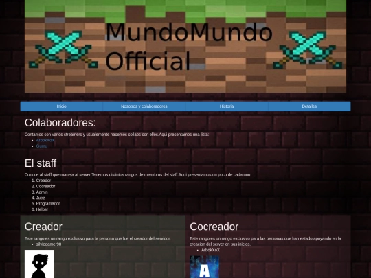 nosotrosycollabs screenshot