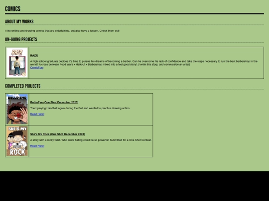 comics screenshot