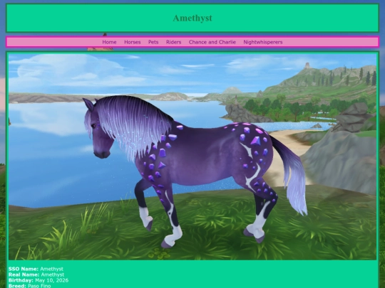 horses/amethyst screenshot