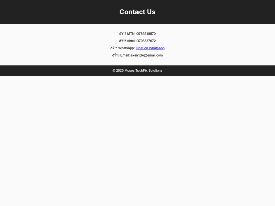 contact screenshot