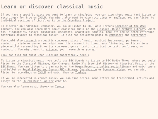 directory pages/classical screenshot