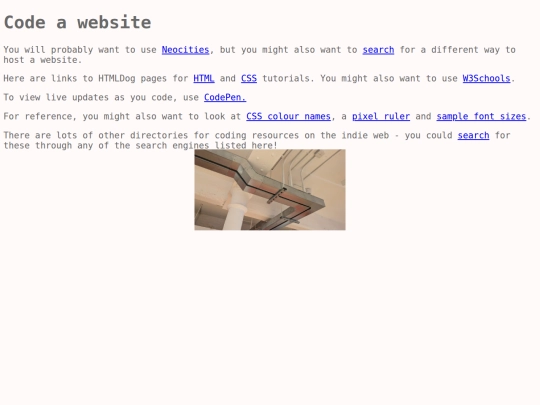 directory pages/coding screenshot