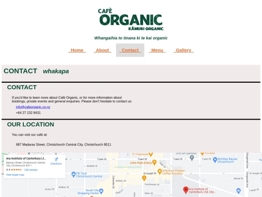 contact screenshot
