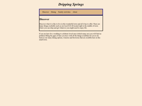 cmi/project 1/discover screenshot