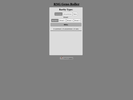 Backup/rngroller screenshot