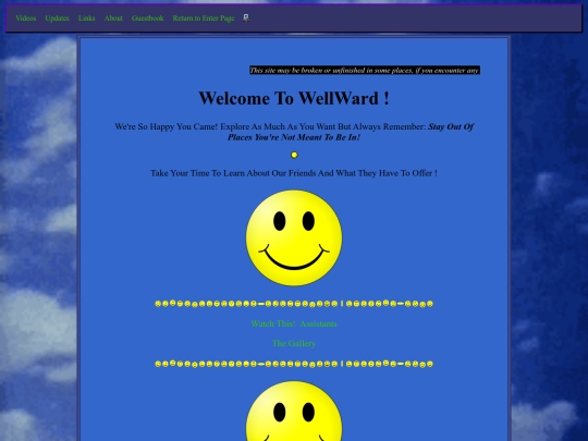 Homepage screenshot