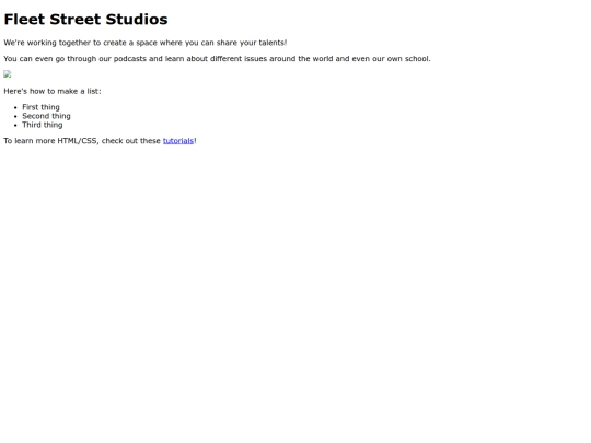 index screenshot