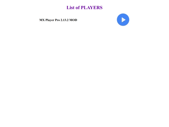 players screenshot
