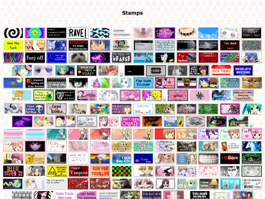 stamps screenshot
