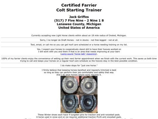 farrier screenshot