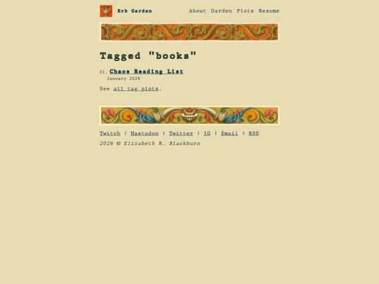 blog/tags/books screenshot