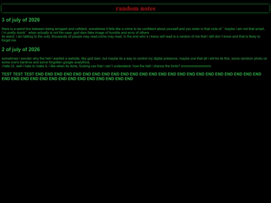 notes screenshot