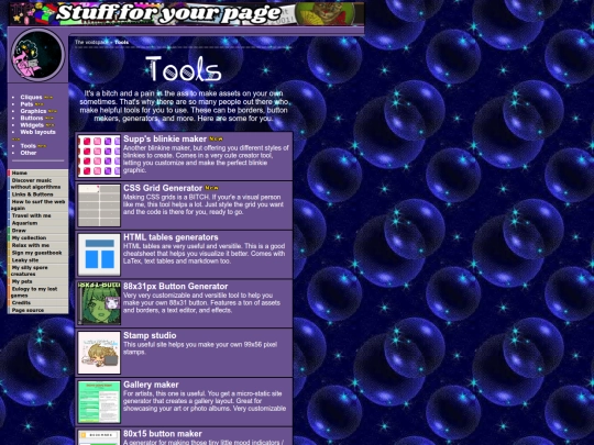 stuff/tools screenshot