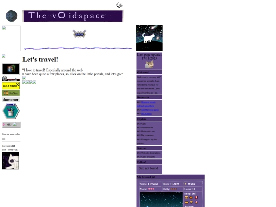 travel pages/hub screenshot