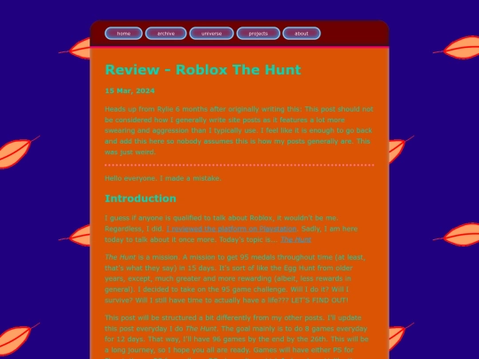 old/posts/2024-03-15-Roblox-TheHunt screenshot
