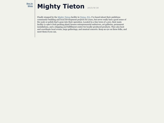 mighty-tieton screenshot