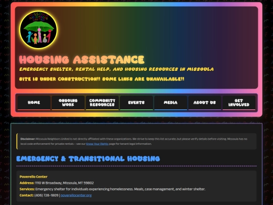 housing-assistance screenshot