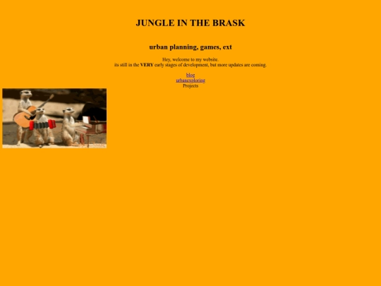 Blog screenshot