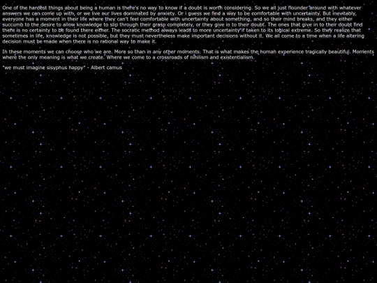 Existentialism screenshot